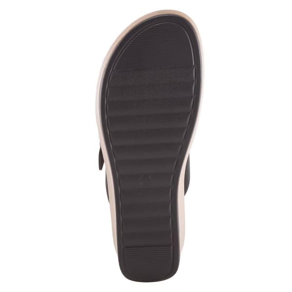 Womens Patrizia Shaniho Slide Wedge Sandals with Buckles