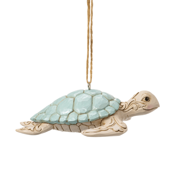 Jim Shore Heartwood Creek Sea Turtle Hanging Christmas Ornament