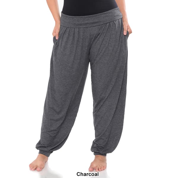 Plus Size White Mark Comfortable Solid Harem Pants