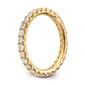 Pure Fire 14kt. Yellow Gold Lab Grown Diamond Eternity Band - image 4