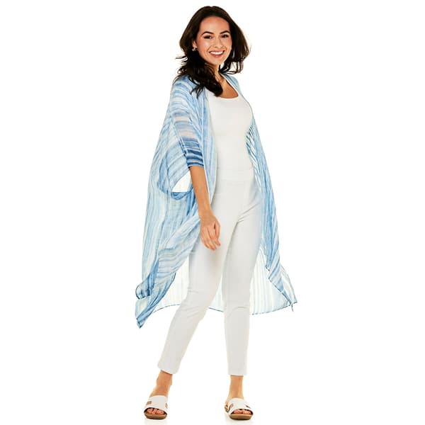 Womens Modena Stripe kimono - image 