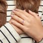 Rose Gold Plated Amethyst & Diamond Accent Heart Ring - image 5