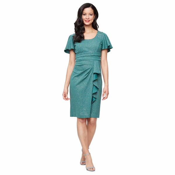 Midi Dress Slny Dresses Boscov's Womens SLNY Short Sleeve