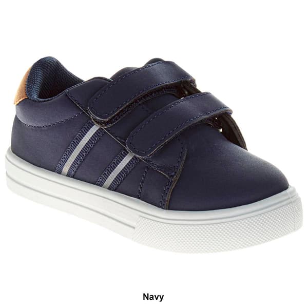 Little Boys French Toast Hook and Loop Casual Sneakers