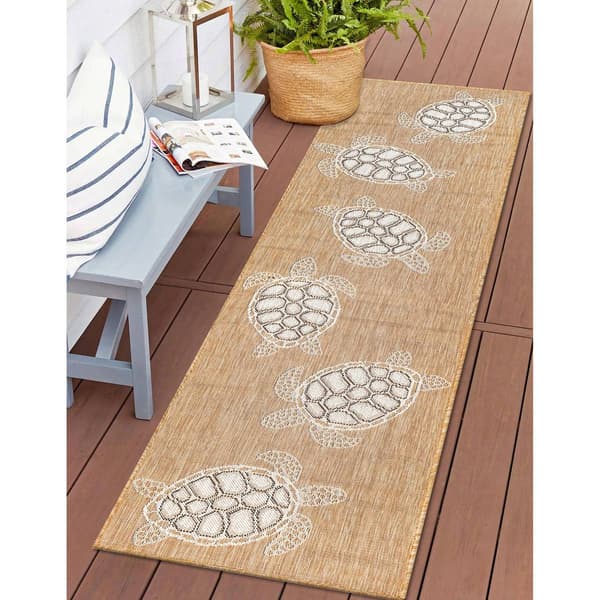 Liora Manne Carmel Sea Turtles Rectangular Large Runner