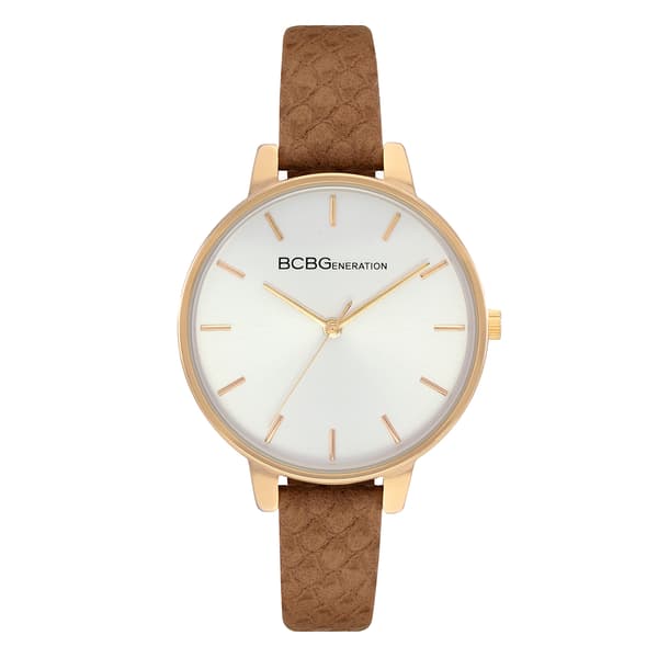 Womens BCBG MAXAZRIA Beige/Gold Watch - GN51048002