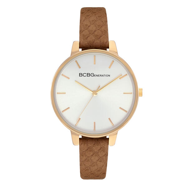 Womens BCBG MAXAZRIA Beige/Gold Watch - GN51048002 - image 