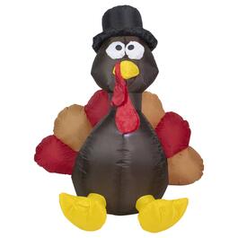 Northlight Seasonal 6ft. Inflatable Outdoor Thanksgiving Turkey