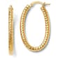 Gold Classics&#40;tm&#41;14kt. ForeverLite Polished Hoop Earrings - image 1