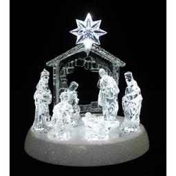 Northlight Seasonal 7.5in. LED Christmas Nativity Scene