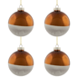 Northlight 4ct. Dual Color Glass Christmas Ball Ornaments - image 2