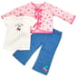 Baby Girl (12-24M) Little Lass(R) Sweet Vibes Strawberry Jacket Set - image 1