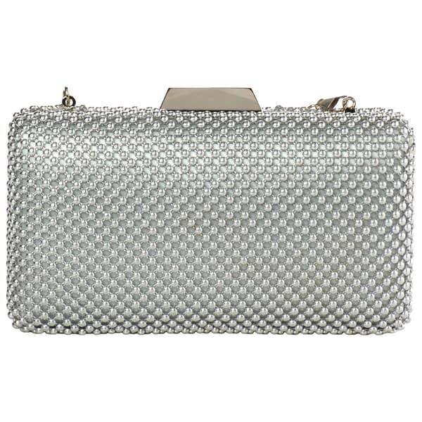 Jessica McClintock Arlo Mesh Clutch With Chain