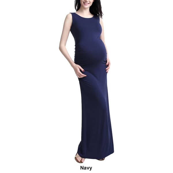 Womens Glow & Grow&#174; Sleeveless Solid Maternity Maxi Dress