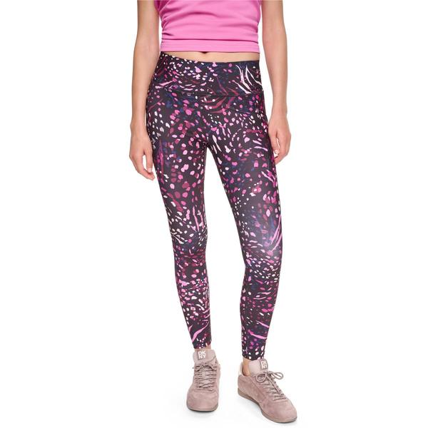 Womens DKNY Sport Tiger Hi Waist 7/8 Tight W/Pkts