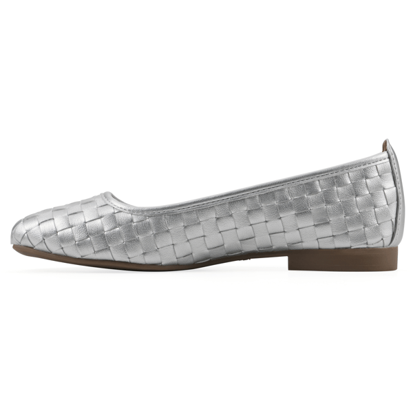 Womens White Mountain Boccie Ballet Flats