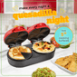 Nostalgia™ Taco Tuesday Double Street Taco Quesadilla Maker - image 2