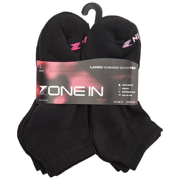 Womens Zone In 6Pk Cushion 1/4 Top - image 