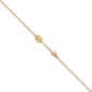 Gold Classics&#40;tm&#41; 14kt. Gold Polished Arrow 9in. Anklet - image 1