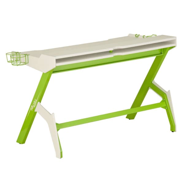 Techni Sport Ergonomic Computer Gaming Desk w/ Headphone Hook