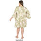 Plus Size Ruby Rd. 3/4 Sleeve Ruffle Trim Sleeve Floral Dress - image 2
