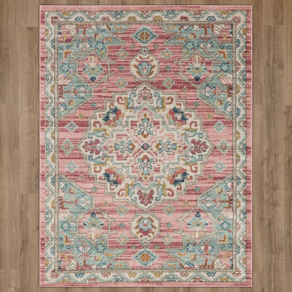 Mohawk Home Laughton Pink Large Area Rug
