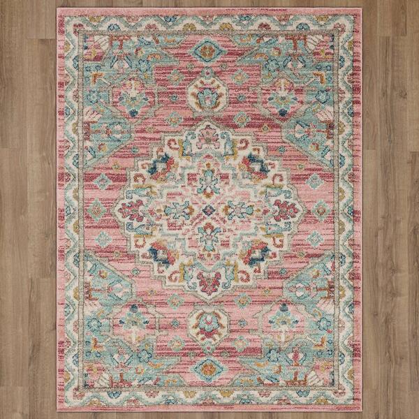 Mohawk Home Laughton Pink Large Area Rug - image 