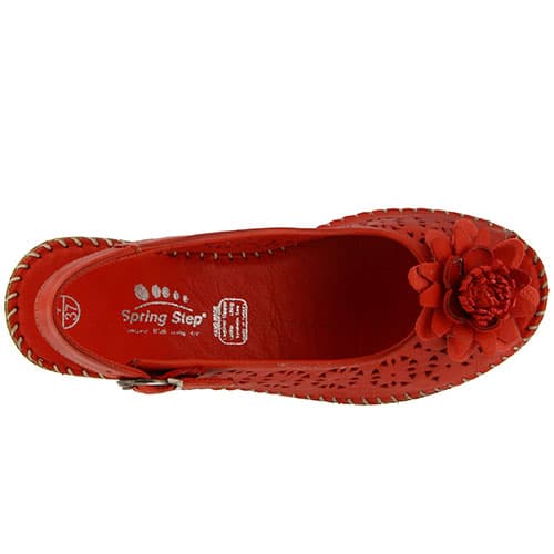 Womens Spring Step Belford Slingback Sandals – Red