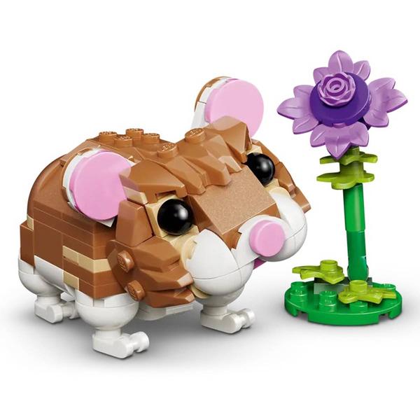 LEGO® Creator 3 in 1 Cute Hamster with Flower Building Kit