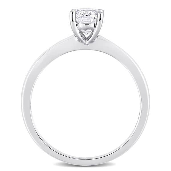 Gemstone Classics&#8482; 1kt. Oval Moissanite Engagement Ring