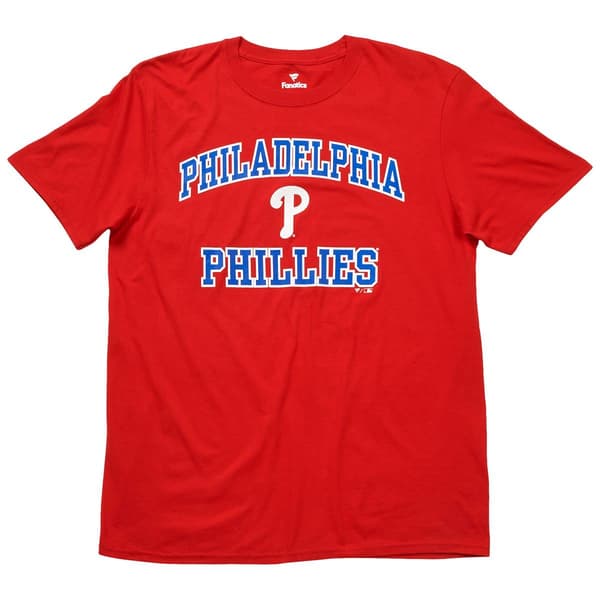 Mens Fanatics Phillies Heart & Soul Short Sleeve Tee - image 