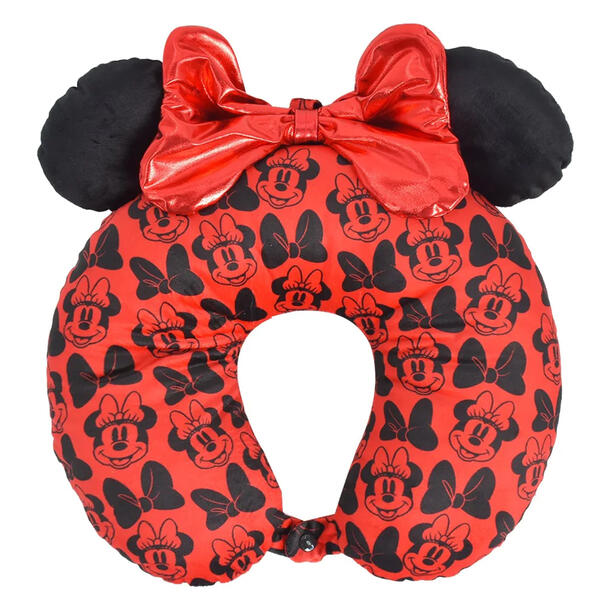 Minnie Mouse Neck Pillow - Red/Black - image 