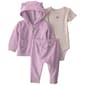Baby Girl (3-12M) Carter''s Ig Bear Design 3Pc Set - image 1