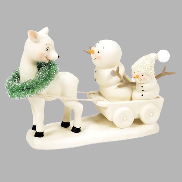 Department 56 Snowbabies Let''s Go Deer - image 