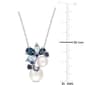 Gemstone Classics™ Sky Sapphire &amp; Pearl Pendant - image 3