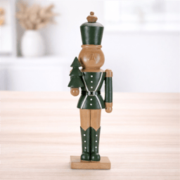 Melrose Green Nutcracker Soldier Figurines - Set of 2
