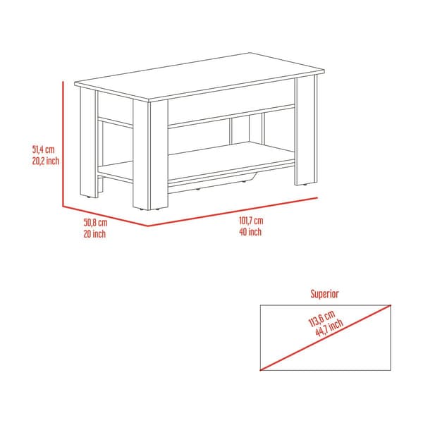 FM FURNITURE Daffodil Storage Table