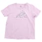 Girls (7-16) adidas(R) Floral Logo Regular Fit Tee - image 1