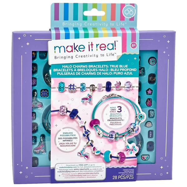 Make It  Real(tm) Halo Charms Bracelets True Blue - image 