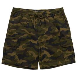 Young Mens Brooklyn Cloth(R) Twill Cargo Shorts - Camo