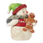 Jim Shore Heartwood Creek Mini Snowman Christmas Figurine - image 1