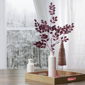 Northlight 37in. Glittered Leaves Artificial Christmas Spray - image 2