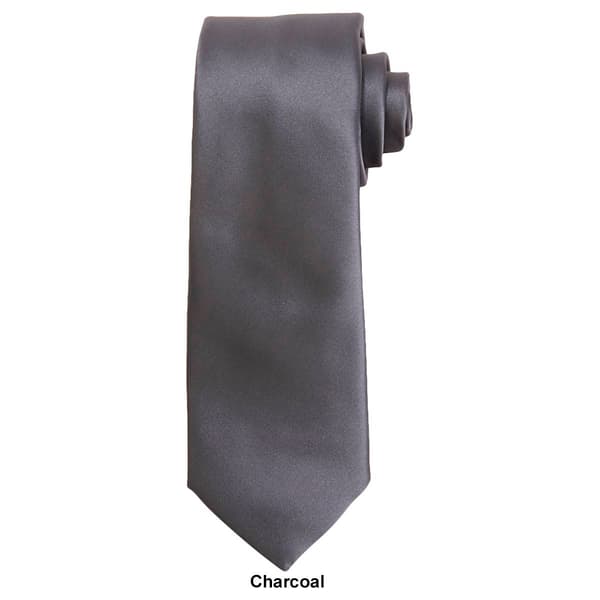 Mens Perry Ellis Sateen Solid Tie