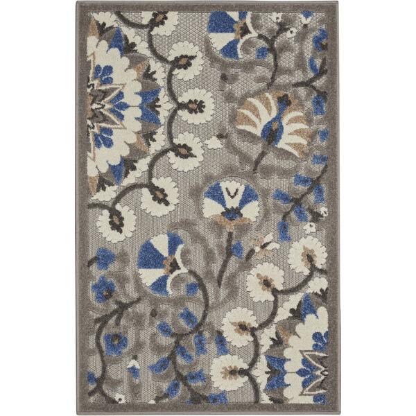 Nourison Aloha Twisted Vines Contemporary Indoor/Outdoor Area Rug - image 