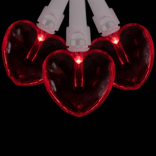 Northlight Seasonal Red LED Mini Heart Lights