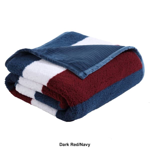 Nautica Wilton Reversible Sherpa Throw