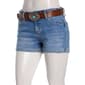 Juniors YMI® 1 Button Basic Raw Cuff Shorts with Belt - image 2