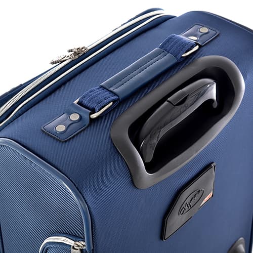 Olympia USA 3pc. Hamburg Upright Luggage Set-Navy