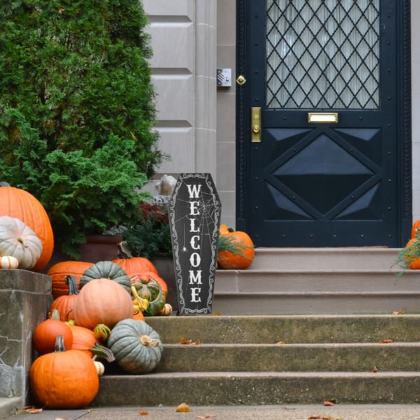 National Tree 28in. Halloween Welcome Standup Sign