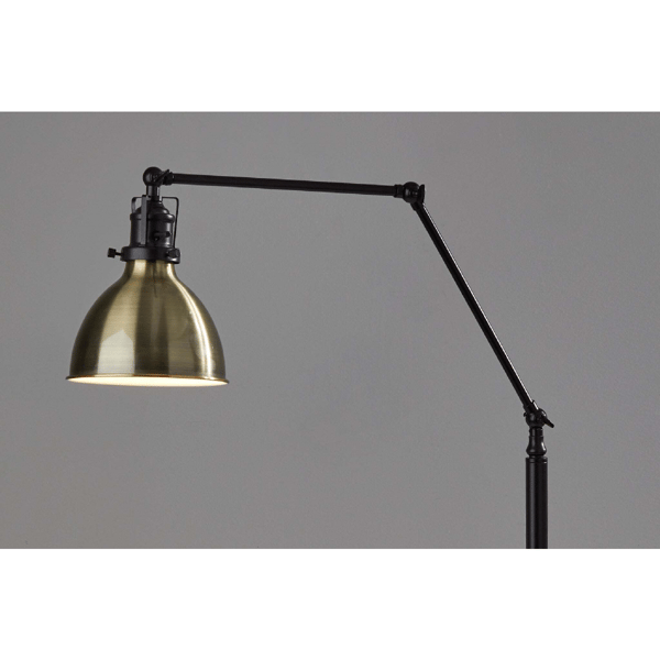 Simplee Adesso Alden Antique Bronze Floor Lamp